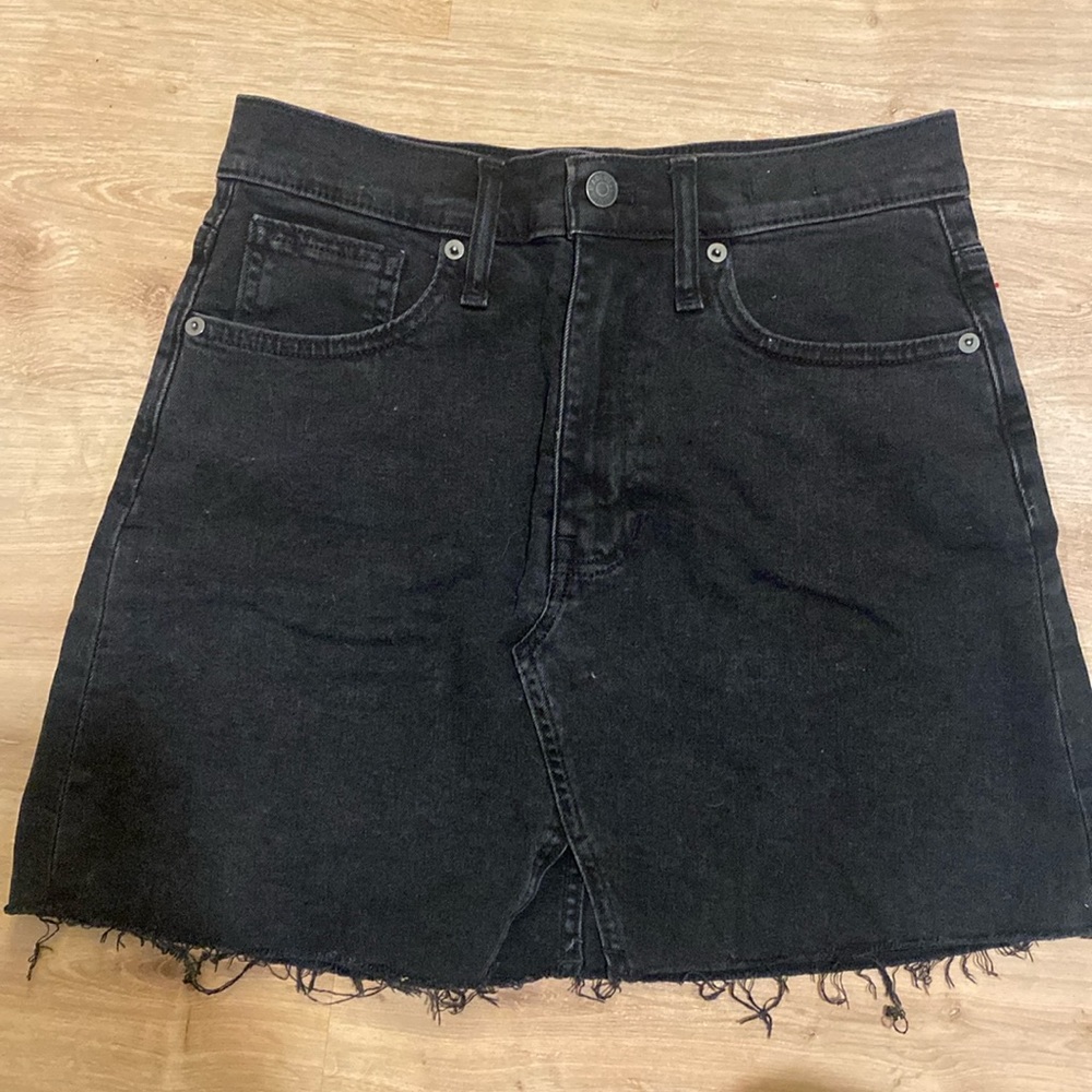Madewell Black Denim Skirt - Size 26